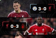 O̩pé̩ o! Lé̩yìn lílù àlùbami lé̩mè̩é̩ta léra-léra, Liverpool jáwé olúborí lónìí