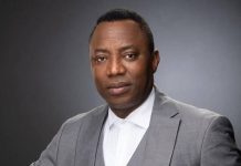 Tí mo bá jẹ́ Ààrẹ Naijiria, dúróònù ni màá fi se Minisita dìfẹ́ǹsì – Sowore