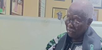 Oloye Olabode George di baba ẹgbẹ́ ‘League of Yoruba Media Practitioners’
